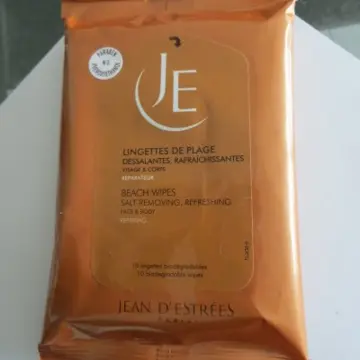 Lingettes de plage dessalantes, Jean d'Estrées