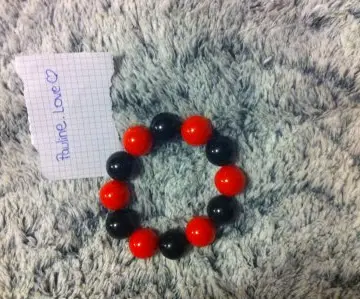 Bracelet Rouge et Noir, Claire's