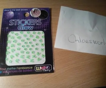 Stickers Ongles Fluos, Inconnue