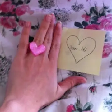 Bague coeur, Inconnue