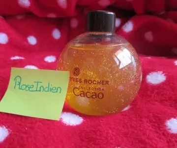 Gel douche pailleté Cacao & Orange, Yves Rocher
