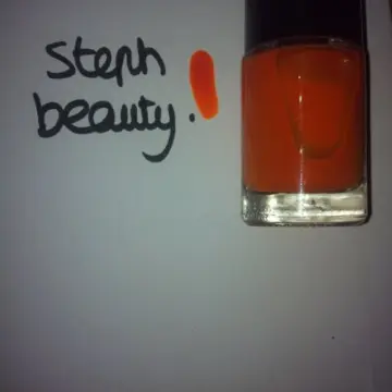 Vernis orange, C'est tout moi !