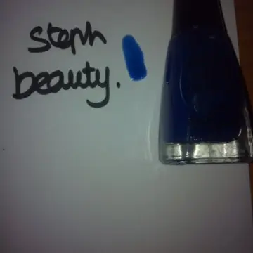Vernis bleu, Fashion Make Up