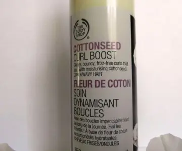RECHERCHE Soin dynamisant boucles Fleur de Coton, The Body Shop