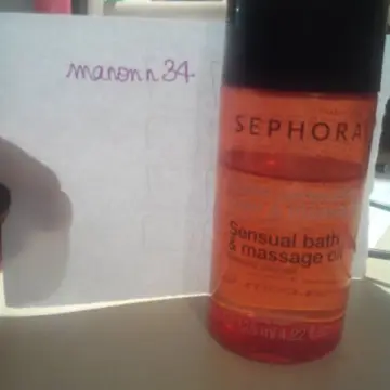 Huile sensuelle bain & massage, Sephora