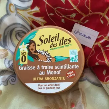 Graisse à traire scintillante au Monoï, Soleil des îles