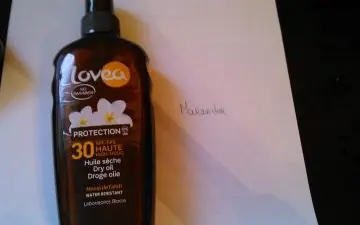 Huile sèche Monoï de Tahiti, Lovea