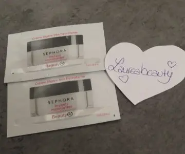 Échantillons crème légère très hydratante, Sephora