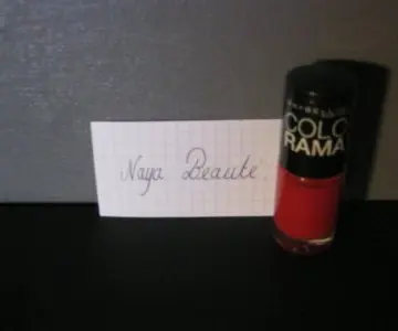 Vernis rouge colorama Maybelline, Gemey Maybelline