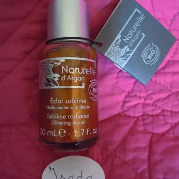 Huile sèche scintillante, Naturelle d'Argan