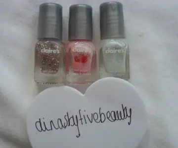 Trois  minis vernis, Claire's