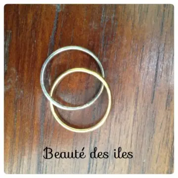 bague double argenté et doré, Inconnue