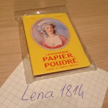 Papier poudré matifiant (carnet), Papier Poudré