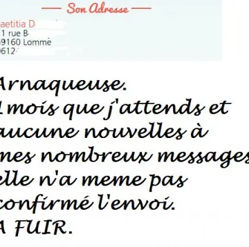 Arnaqueuse, Inconnue