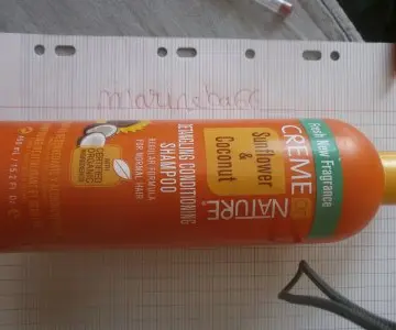 sunflower and coconuts detangling shampoo, Creme of nature