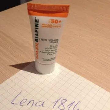 Crème Solaire Visage SPF 50+, Biafine