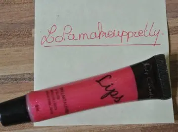 Gloss rouge/rose, Justy Cosmetics