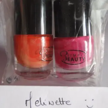 Vernis orange et rose, Simply beauty