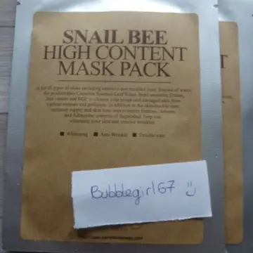 Snail Bee High Content Mask Pack, Benton