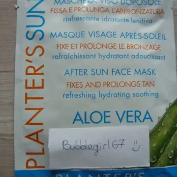 Masque visage après soleil, Planter's