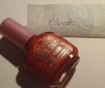 Vernis Rose à paillettes, Gemey Maybelline