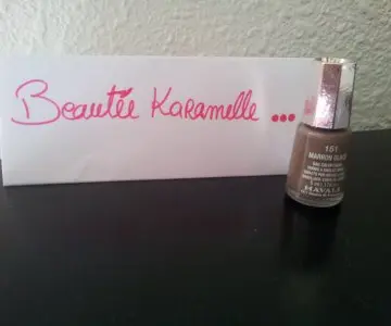 Vernis marron glacé, Mavala