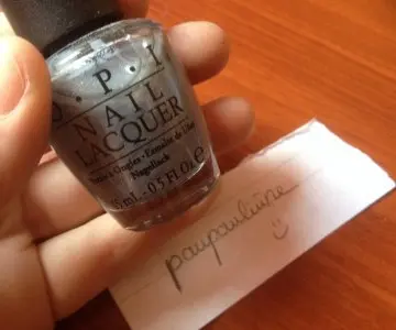 Vernis bleu gris nacré OPI full size, OPI