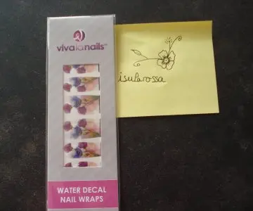 Water Decal, Viva la Nails