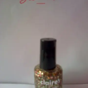 Vernis à paillettes muticolores, Claire's
