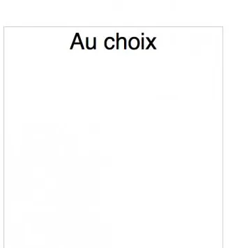 Je vous laisse choisir, Inconnue