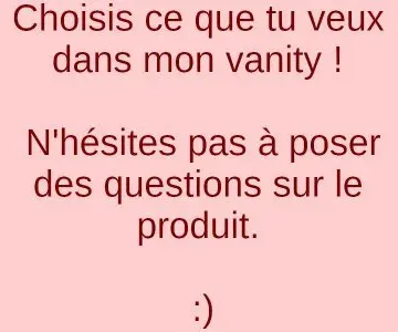 Ce que tu veux dans mon vanity :D, Chanel