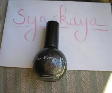 vernis gris pailleté 64, Carlo Di Roma
