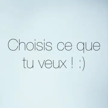 choix, Inconnue