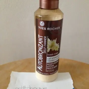 Lait autobronzant visage et corps peaux claires, Yves Rocher
