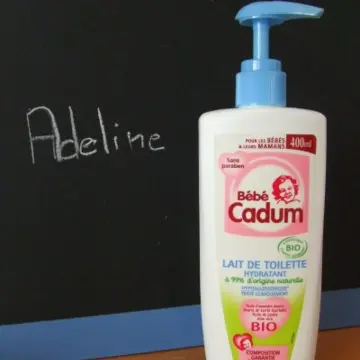 lait de toilette hydratant, Bébé Cadum