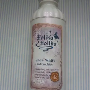 Snow white fluid emulsion, Holika Holika