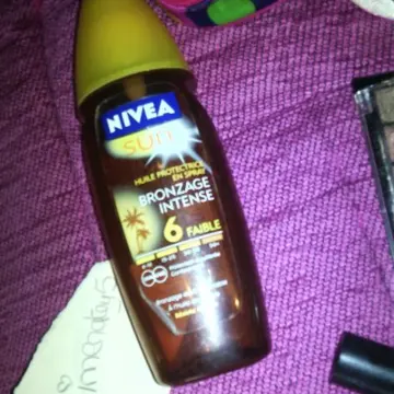 huile de bronzage protectrice en spray, Nivea
