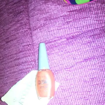vernis orange léger brillant, Gemey Maybelline