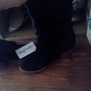 bottes noir " un peu cow boy", Inconnue