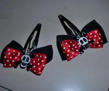Barrettes noeuds, Indien boutique