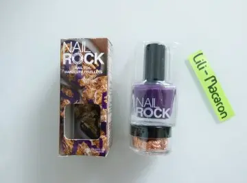Manucure feuille d'or, Nails Rock