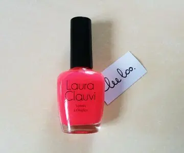 Vernis Néon teinte Ultra pink, Laura Clauvi