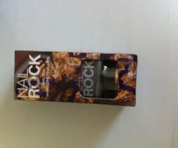 Vernis violet  doré, Nails Rock
