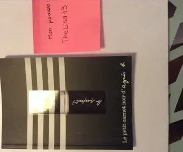 Carnet Agnès. b, Agnès b.