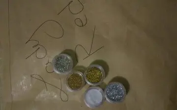 lot paillette nail art, Inconnue
