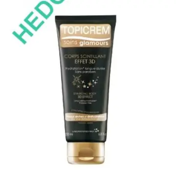 Soins Glamours Corps Scintillant Effet 3D, Topicrem