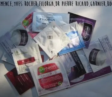Échantillons Anti âge, Marques diverses