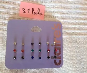 boucles d'orailles, Claire's
