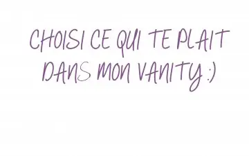 Choisi ce qui te plaît, Inconnue