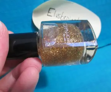 Vernis top coat pailleté, Miss cop